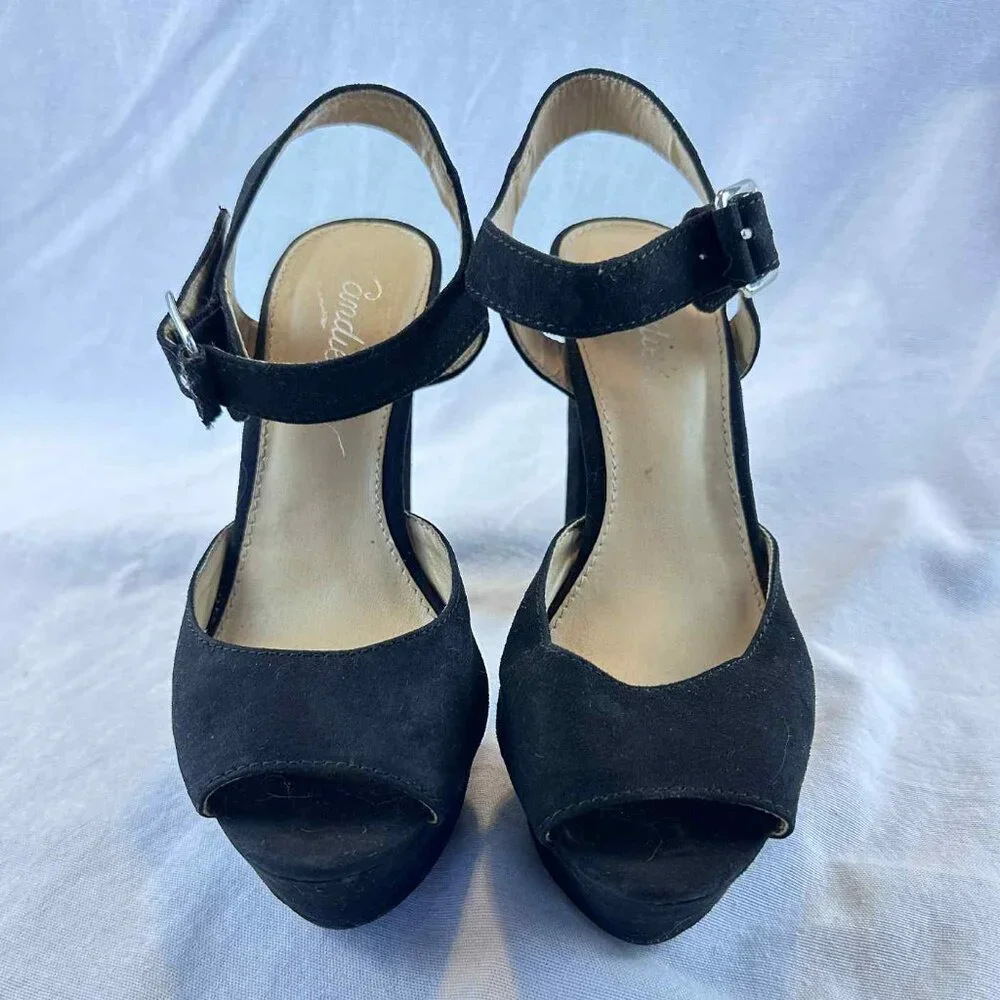 Candie’s Black Platform‎ Heels | Size 7.5